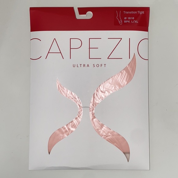CAPEZIO Ultra Soft Matte Semi-Opaque Transition Tights in Ballet Pink - Picture 8 of 11